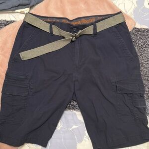 EUC! Wear First Belted Cargo Shorts